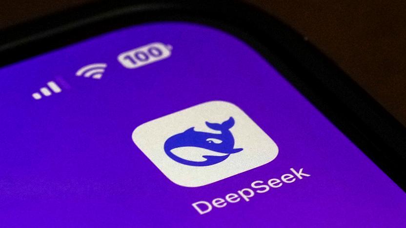 El icono de la aplicación móvil DeepSeek en la pantalla de un teléfono inteligente en Beijing, el martes 28 de enero de 2025. (AP Foto/Andy Wong)
