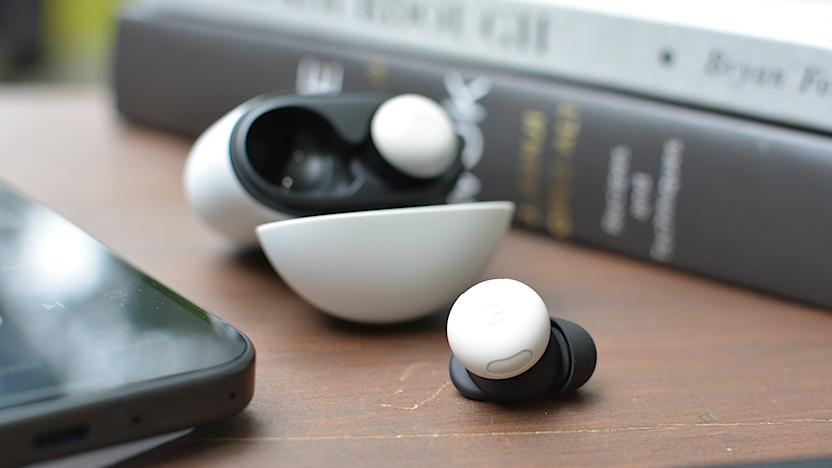 The redesigned earbuds are significantly smaller than their predecessor. 
